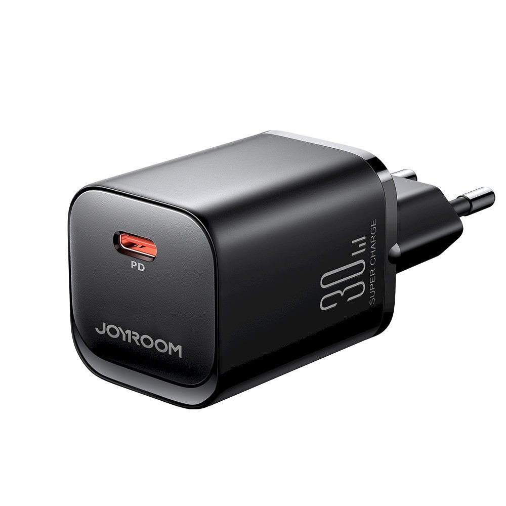 Pikalaturi, Joyroom JR-TCF07EU1, 30 W. USB-C, musta hinta ja tiedot | Puhelimen laturit | hobbyhall.fi