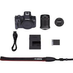 Canon EOS R50 + RF-S 18-150mm F3.5-6.3 IS STM (musta) hinta ja tiedot | Kamerat | hobbyhall.fi