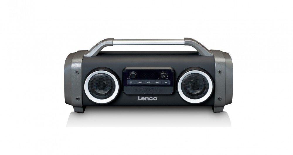 Lenco Kannettava Boombox SPR-100 Bluetooth USB FM FM hinta ja tiedot | Kelloradiot ja herätyskellot | hobbyhall.fi