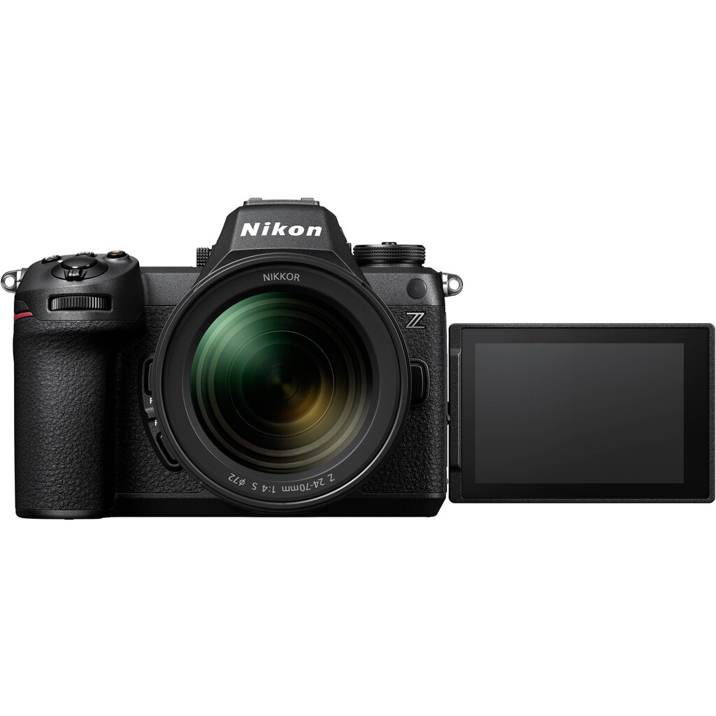 Nikon Z 6III, (Z6III), (Z 6 III), (Z6 III) + NIKKOR Z 24-70mm f/4 S + FTZ II -kiinnityssovitin hinta ja tiedot | Kamerat | hobbyhall.fi