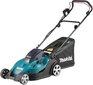 Makita akkuruohonleikkuri 2X18V 43cm, 2X5,0Ah Li-ion DC18SD 20-75mm hinta ja tiedot | Ruohonleikkurit | hobbyhall.fi