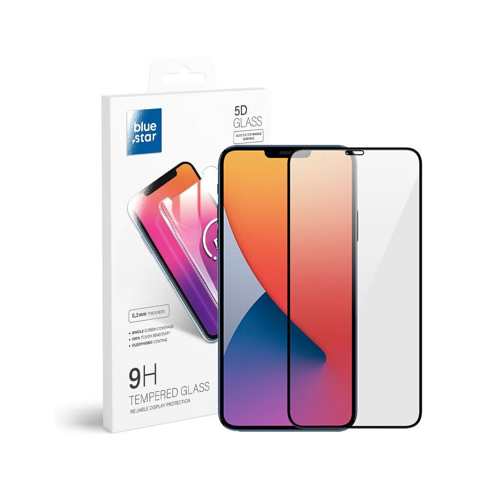 Blue Star 5D iPhone 11 Pro / Xs / X (5,8″) Näytönsuoja karkaistua lasia 9H hinta ja tiedot | Näytönsuojakalvot ja -lasit | hobbyhall.fi