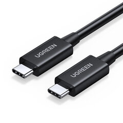 Sovitin UGREEN 30691 US507 Type-C Sisään 5A 0.8m PD100W Thunderbolt3 FRPE för HUAWEI Mate40/P50 Samsung S20 hinta ja tiedot | Puhelinkaapelit | hobbyhall.fi