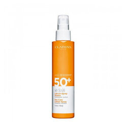 Aurinkovoide Clarins SPF50+ 150 ml hinta ja tiedot | Aurinkovoiteet | hobbyhall.fi