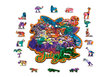 Puinen palapeli ainutlaatuisilla elementeillä "Jungle" Wooden Puzzle 300 pcs / Wooden.city hinta ja tiedot | Palapelit | hobbyhall.fi