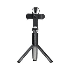 Yhdistetty selfie-tikku jalustalla ja kaukosäätimellä Bluetooth peilimustalla SSTR-11, SELFIE STICK / BLUETOOTH CONTROL / TRIPOD hinta ja tiedot | Selfie-tikut ja -telineet | hobbyhall.fi