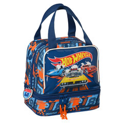 Lounaslaatikko Hot Wheels Speed ​​Club, oranssi, 20 x 20 x 15 cm hinta ja tiedot | Elintarvikkeiden säilytysastiat | hobbyhall.fi