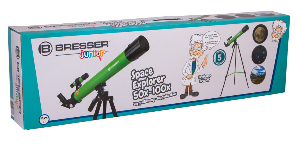 Bresser Junior Space Explorer 45/600 AZ hinta ja tiedot | Mikroskoopit ja teleskoopit | hobbyhall.fi