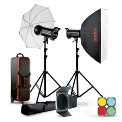 Godox QT400IIM-C Duo studio KIT Studio Light kit hinta ja tiedot | Valokuvaustarvikkeet | hobbyhall.fi