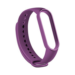 Xiaomi Mi Band 5/6/7 Urheilullinen silikonihihna – Violetti hinta ja tiedot | Älykellojen ja aktiivisuusrannekkeiden lisätarvikkeet | hobbyhall.fi