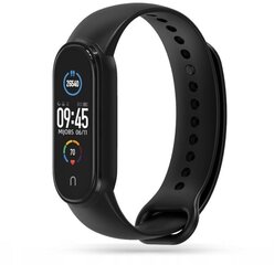 4 tuotteen paketti. Tech-Protect kellon ranneke IconBand Xiaomi Mi Band 7, musta hinta ja tiedot | Älykellojen ja aktiivisuusrannekkeiden lisätarvikkeet | hobbyhall.fi