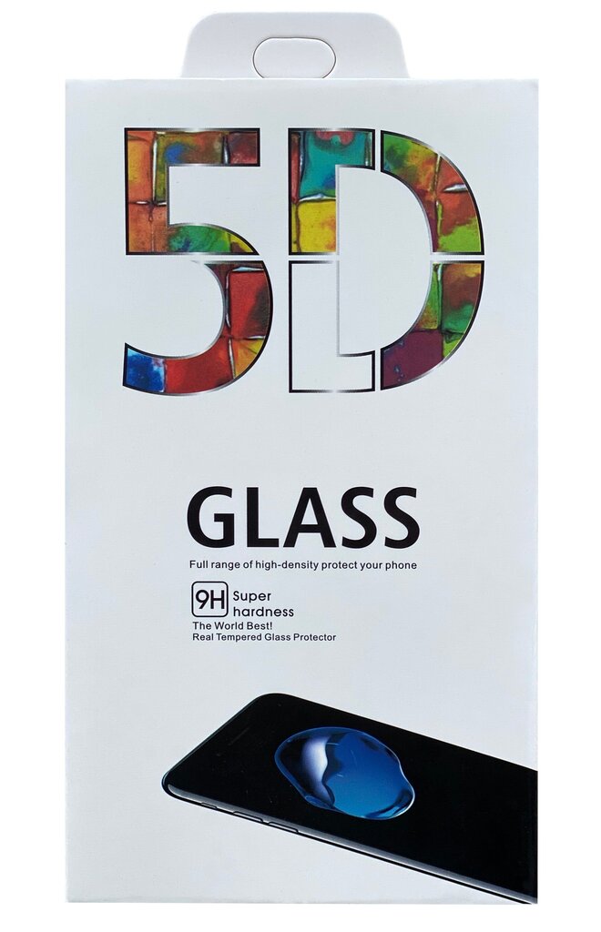 Suojalasi 5D Full Glue Apple iPhone 16 Pro musta hinta ja tiedot | Näytönsuojakalvot ja -lasit | hobbyhall.fi