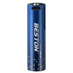 Ladattava 18650 akku USB-C-portilla, 3,7 V, 2000 mAh, Li-Ion hinta ja tiedot | Paristolaturit | hobbyhall.fi