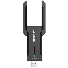 WiFi-USB-sovitin, 5374 Mbps, 2,4 GHz, 5 GHz, 6 GHz hinta ja tiedot | Reitittimet ja modeemit | hobbyhall.fi