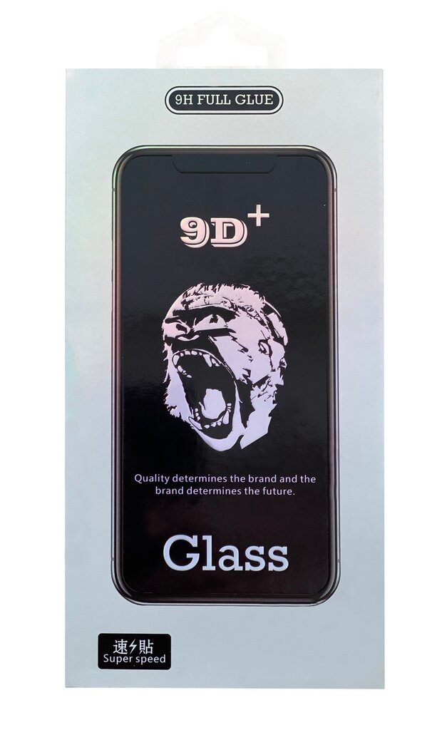 Suojalasi 9D Gorilla Apple iPhone 16 Pro musta hinta ja tiedot | Näytönsuojakalvot ja -lasit | hobbyhall.fi