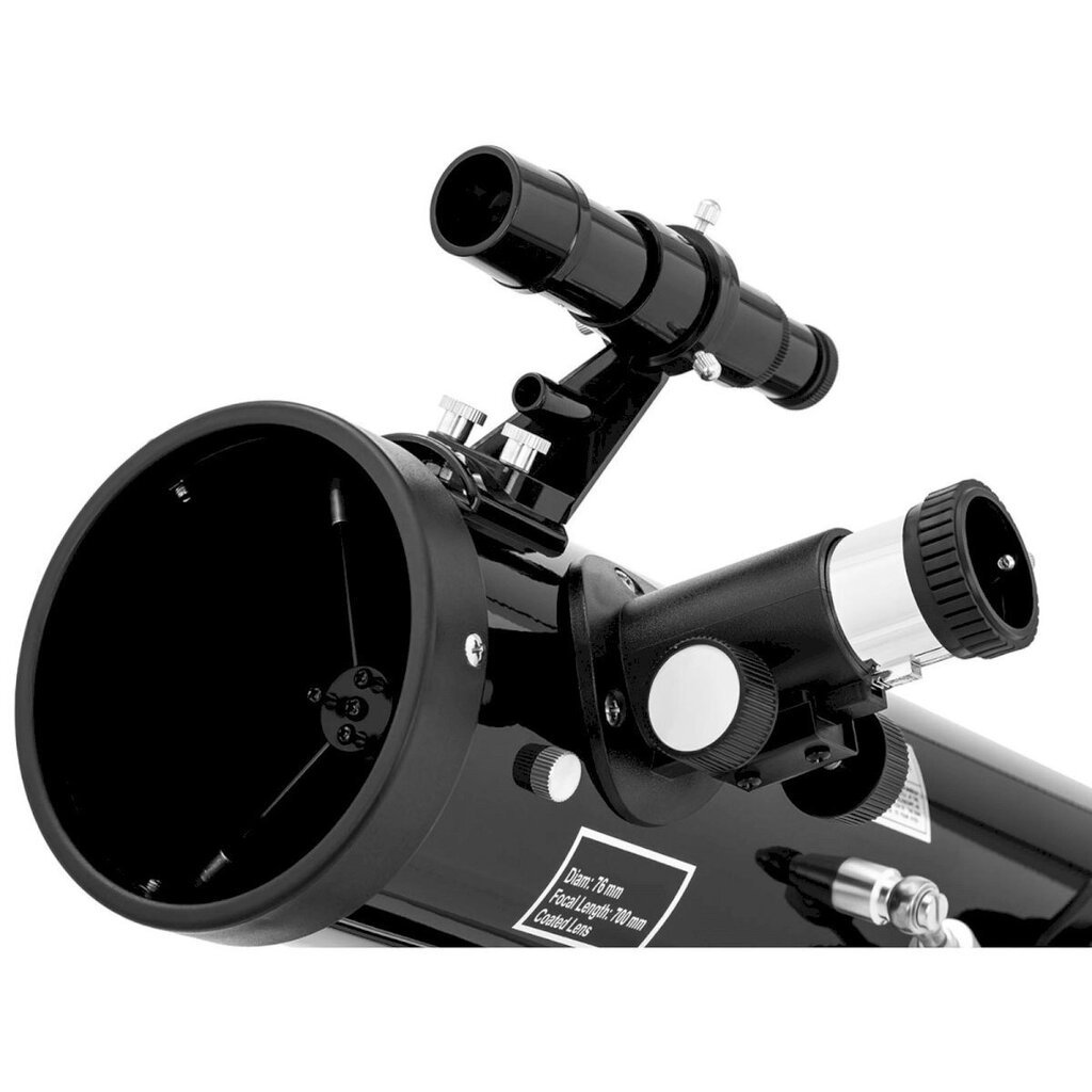 Newtonin tähtikaukoputki, Uniprodo UNI_TELESCOPE_061, 700 mm, halkaisija 76 mm hinta ja tiedot | Mikroskoopit ja teleskoopit | hobbyhall.fi