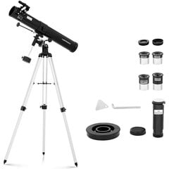 Newtonin tähtitieteellinen kaukoputki, Uniprodo UNI_TELESCOPE_101, halkaisija 900 mm, 76 mm. hinta ja tiedot | Mikroskoopit ja teleskoopit | hobbyhall.fi