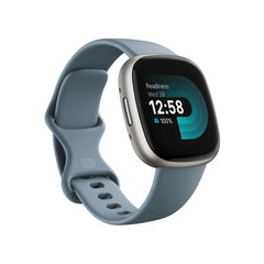 Fitbit Versa 4 NFC Waterfall Blue/Platinum FB523SRAG hinta ja tiedot | Älykellot | hobbyhall.fi