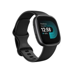 Fitbit Versa 4 NFC Black/Graphite FB523BKBK hinta ja tiedot | Älykellot | hobbyhall.fi