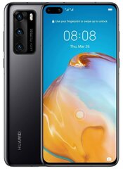 Huawei P40, 8 / 128GB, musta hinta ja tiedot | Matkapuhelimet | hobbyhall.fi