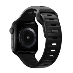 Ranneke Nomad Sport Strap M/L, black - Apple Watch Ultra, Series 8, 7 (45mm), Series 4, 5, 6, SE (44mm) hinta ja tiedot | Älykellojen ja aktiivisuusrannekkeiden lisätarvikkeet | hobbyhall.fi