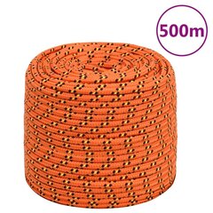 Veneköysi oranssi 6 mm 500 m polypropeeni hinta ja tiedot | vidaXL Veneet, kajakit ja tarvikkeet | hobbyhall.fi