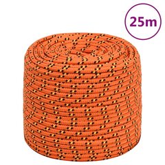 Veneköysi oranssi 6 mm 25 m polypropeeni hinta ja tiedot | vidaXL Veneet, kajakit ja tarvikkeet | hobbyhall.fi