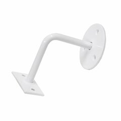 Handrail Bracket EDM 3 ruuvia Teräs Valkoinen hinta ja tiedot | Muut huonekalutarvikkeet | hobbyhall.fi