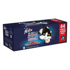 Purina Felix säilyke kissoille naudan, kanan, lohen ja tonnikalan kanssa, 44x85 g hinta ja tiedot | Kissanruoka | hobbyhall.fi