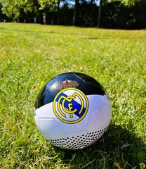 Real Madridin jalkapallopallo vaakunalla hinta ja tiedot | Jalkapallot | hobbyhall.fi