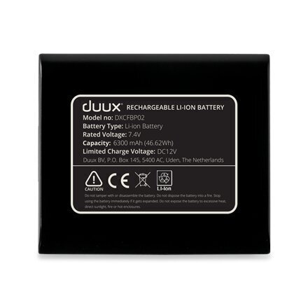 Duux Dock & Battery Pack for Whisper Flex 6300 mAh, ilmastointilaitteen akku hinta ja tiedot | Ilmanvaihtolaitteiden lisätarvikkeet | hobbyhall.fi