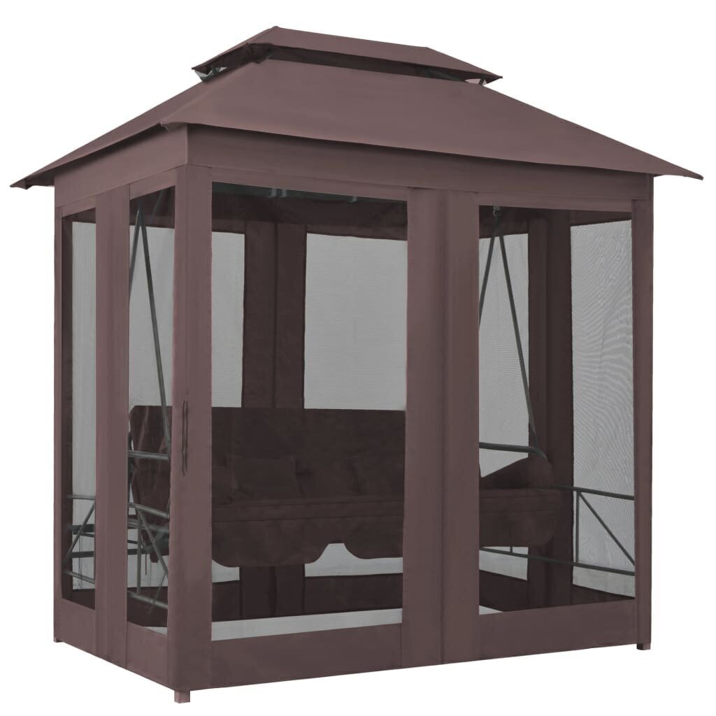 Gazebo - keinu, kahvin väri hinta ja tiedot | Puutarhakeinut | hobbyhall.fi