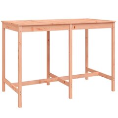 Puutarhapöytä 159,5x82,5x110 cm täysi douglaskuusi hinta ja tiedot | Puutarhapöydät | hobbyhall.fi