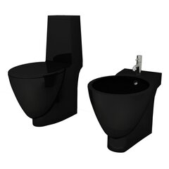 WC-istuin ja Bidee -sarja, musta hinta ja tiedot | WC-istuimet | hobbyhall.fi