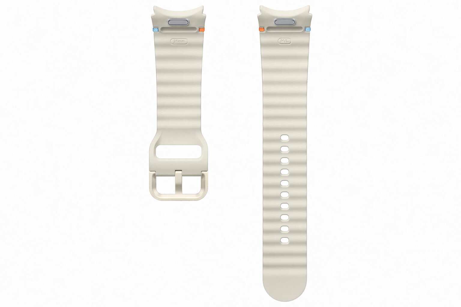 Samsung Sport Band (M/L) Cream hinta ja tiedot | Älykellojen ja aktiivisuusrannekkeiden lisätarvikkeet | hobbyhall.fi