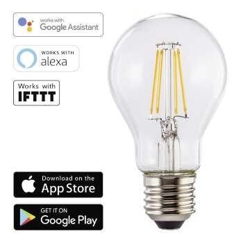 Hama WiFi LED-säieteho, E27, 7W, lämmin valkoinen, himmennettävä hinta ja tiedot | Älylaitteiden lisätarvikkeet | hobbyhall.fi