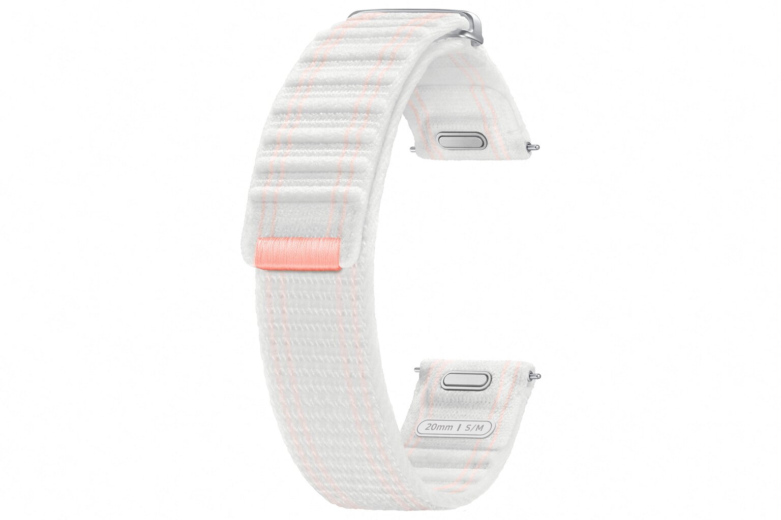 Samsung Fabric Band (S/M) Pink White hinta ja tiedot | Älykellojen ja aktiivisuusrannekkeiden lisätarvikkeet | hobbyhall.fi