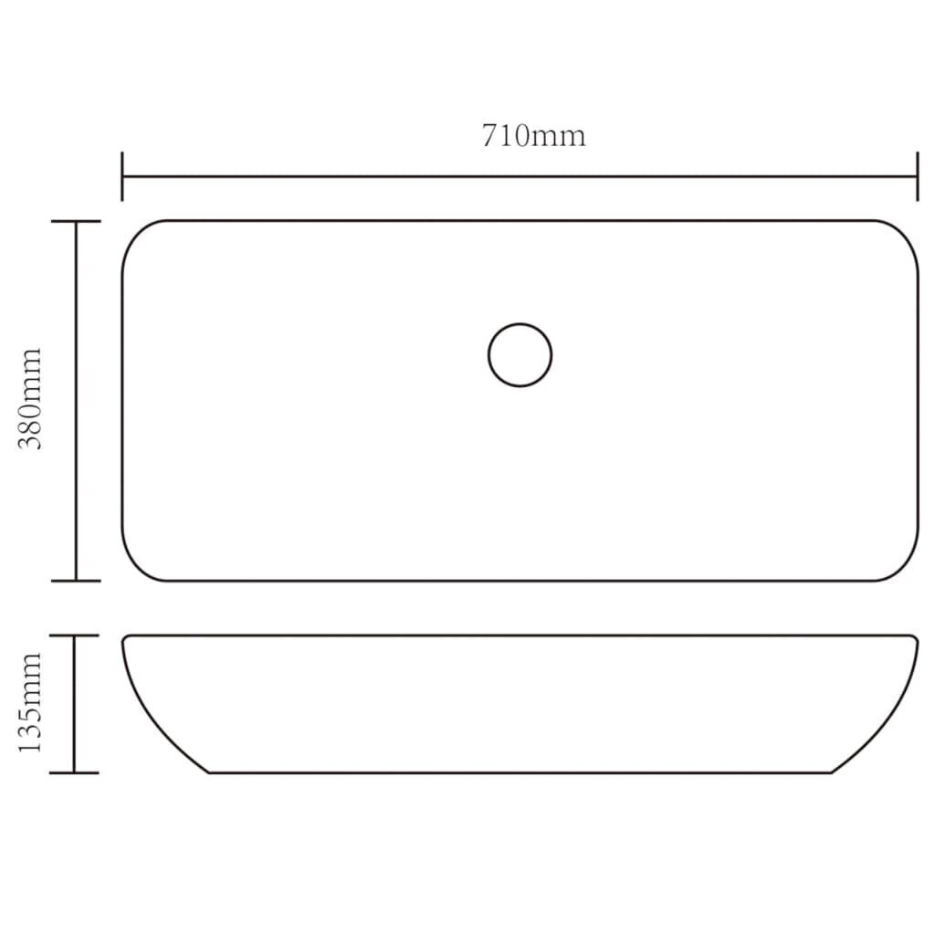 Keraaminen pesuallas 140691 hinta ja tiedot | Pesualtaat | hobbyhall.fi