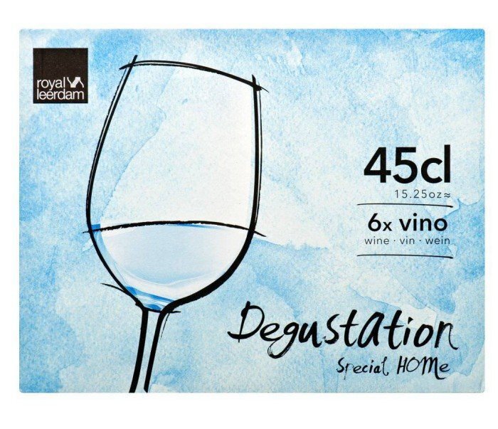 Viinilasit DEGUSTATION 450 ml, 6 kpl hinta ja tiedot | Lasit, mukit ja kannut | hobbyhall.fi