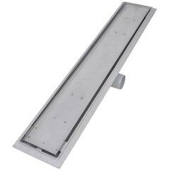 Lineaarinen suihkukaivo 2 kpl 730x140 mm ruostumaton teräs hinta ja tiedot | Lattiakaivot | hobbyhall.fi