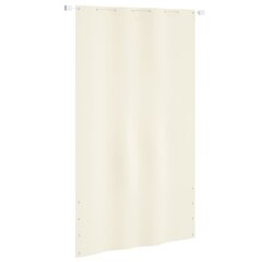 Parvekkeen suoja kerma 140x240 cm Oxford kangas hinta ja tiedot | Aurinkovarjot ja markiisit | hobbyhall.fi