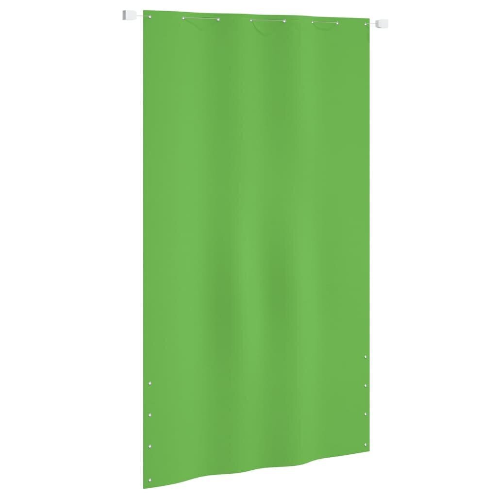 Parvekkeen suoja vaaleanvihreä 140x240 cm Oxford kangas hinta ja tiedot | Aurinkovarjot ja markiisit | hobbyhall.fi