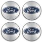 FORD-päätykappaleet, 60 mm, hopea, kiiltävä hinta ja tiedot | Lisätarvikkeet autoiluun | hobbyhall.fi