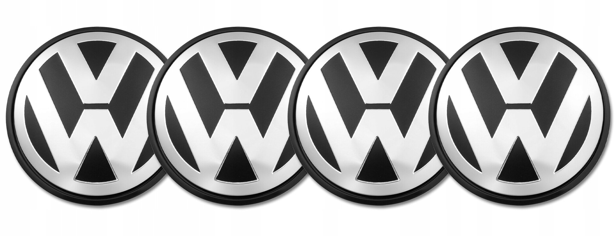 Korkit VOLKSWAGEN 65 mm, kiiltävä musta hinta ja tiedot | Lisätarvikkeet autoiluun | hobbyhall.fi