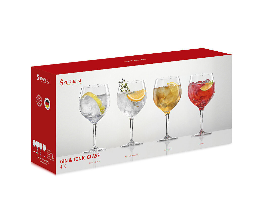 Spiegelau Gin tonic -lasit 63 cl, 4 kpl hinta ja tiedot | Lasit, mukit ja kannut | hobbyhall.fi