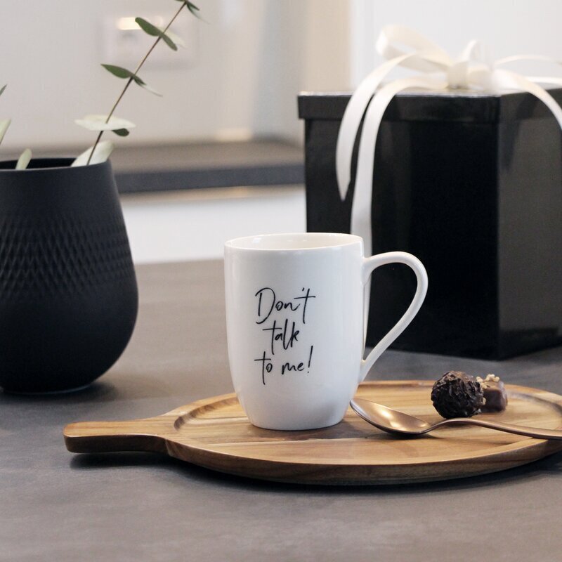 Like by Villeroy & Boch Muki Statement 0,34l Don't talk to me hinta ja tiedot | Lasit, mukit ja kannut | hobbyhall.fi