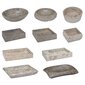 Pesuallas harmaa Ø40x12 cm marmori hinta ja tiedot | Pesualtaat | hobbyhall.fi