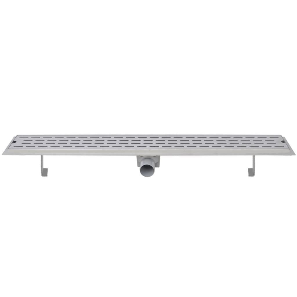 Lineaarinen suihkukaivo 2 kpl 930x140 mm ruostumaton teräs hinta ja tiedot | Lattiakaivot | hobbyhall.fi