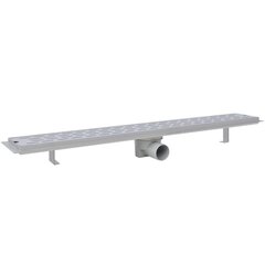 Lineaarinen suihkukaivo 2 kpl 830x140 mm ruostumaton teräs hinta ja tiedot | Lattiakaivot | hobbyhall.fi