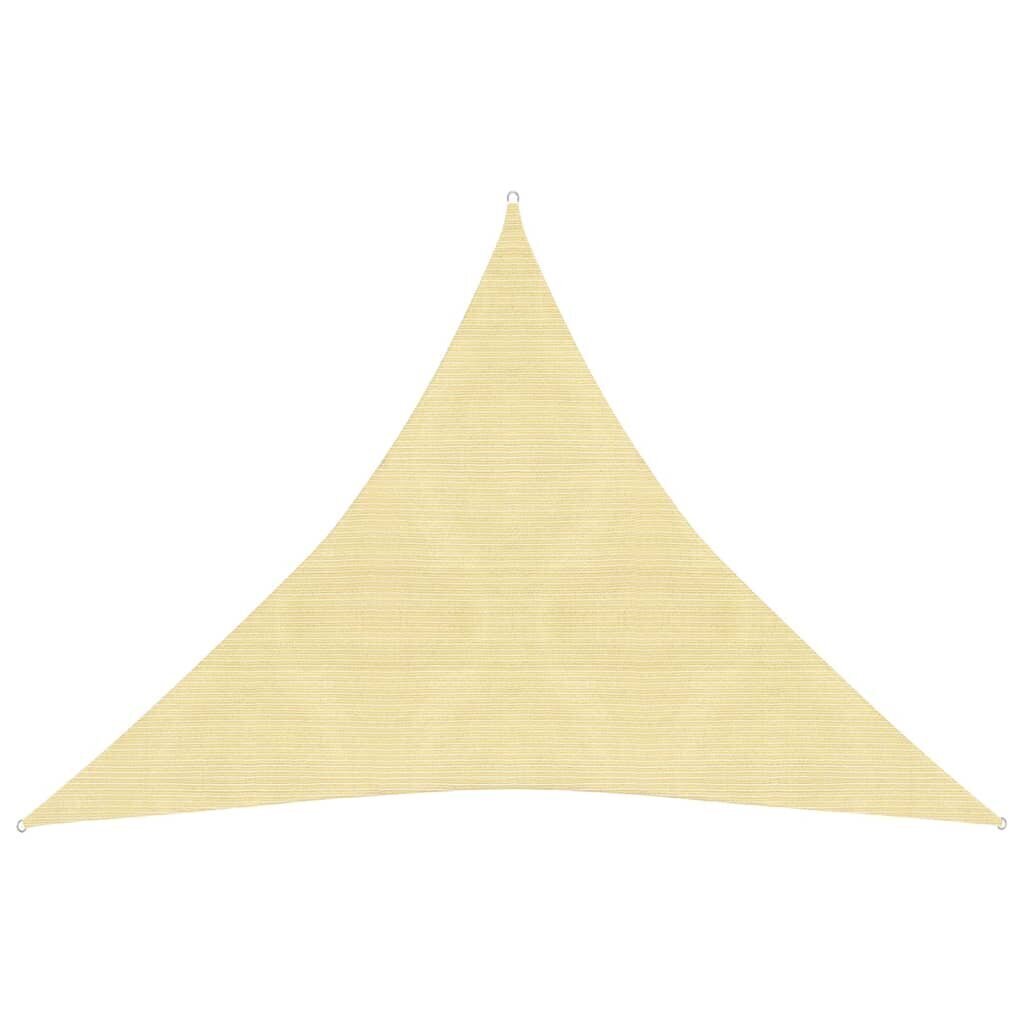 Aurinkopurje 160 g/m² beige 4,5x4,5x4,5 m HDPE hinta ja tiedot | Aurinkovarjot ja markiisit | hobbyhall.fi